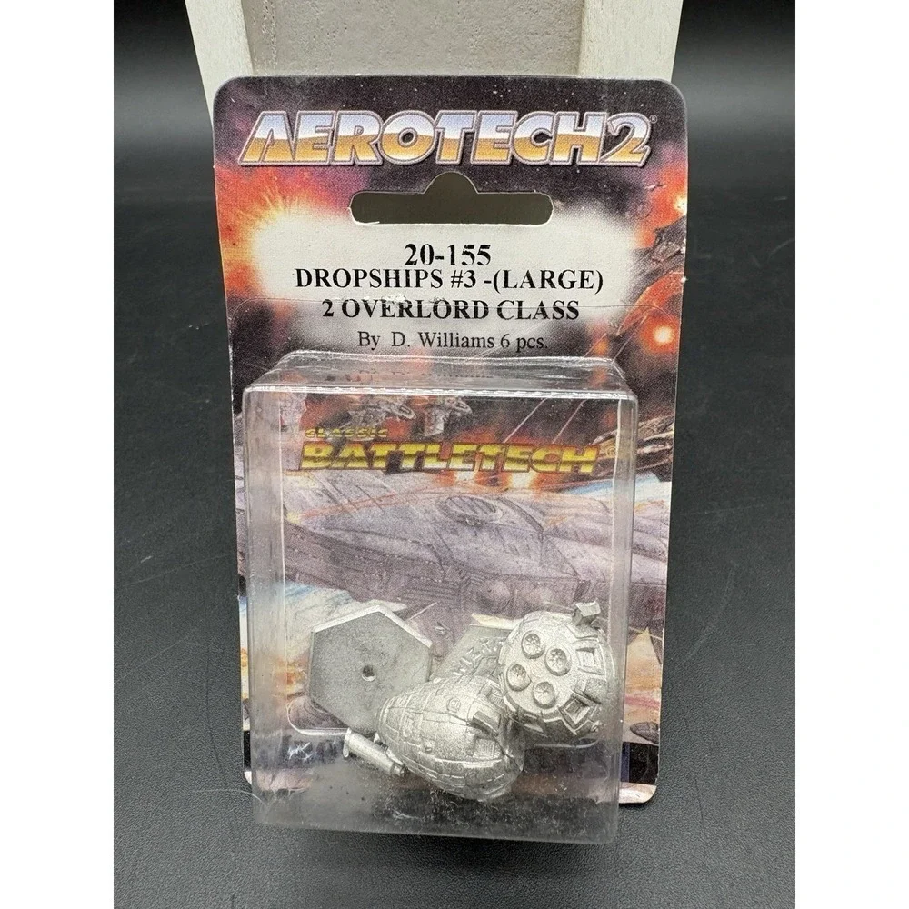 AeroTech 2 Dropships #3 Overlord Class 20-155 New Old Stock Sealed 6pc